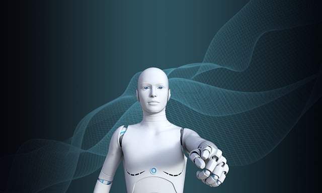 Free robot technology futuristic illustration