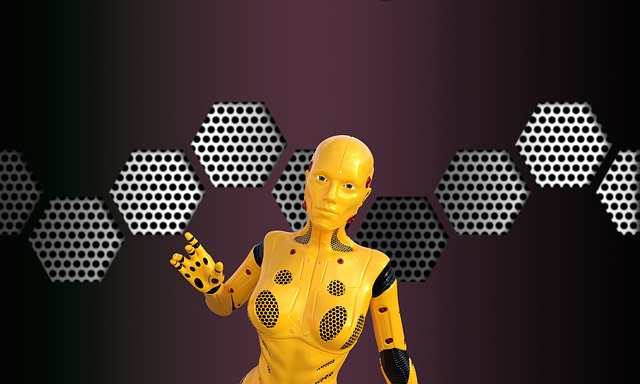 Free robot network technology illustration