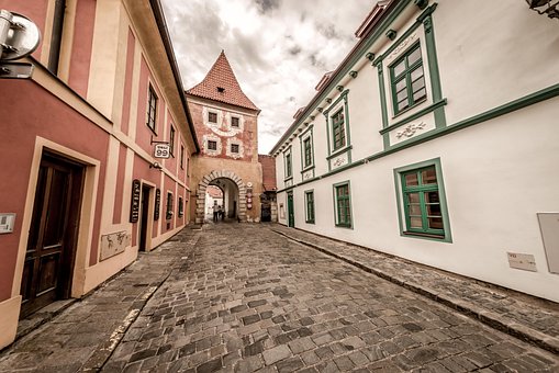 Budjovicka, Česky, Český Krumlov, Město