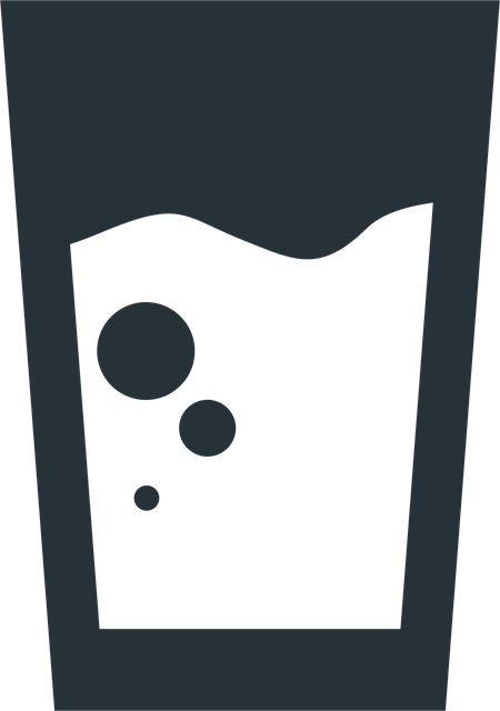 Free drink water glass illustration