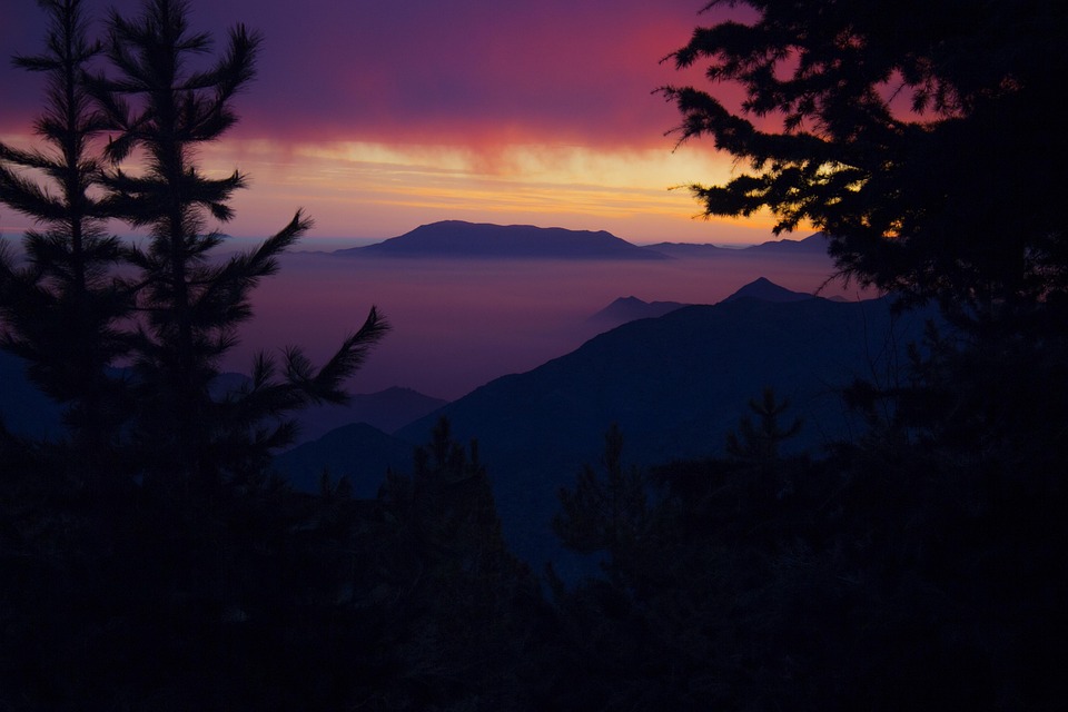 Atardecer En Farellones Chile Foto gratis
