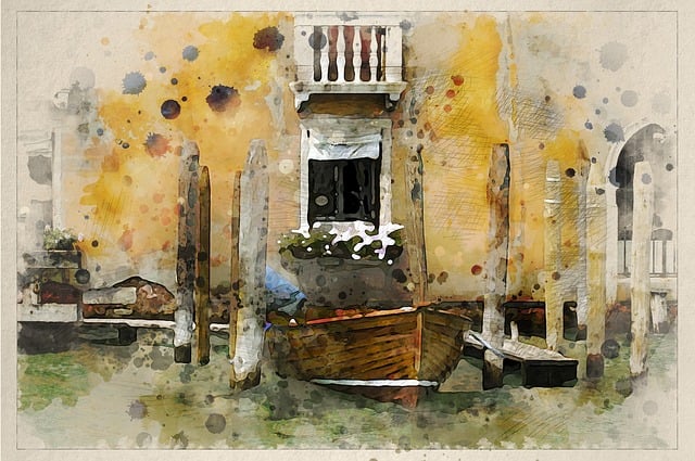 Free venice barca channel illustration