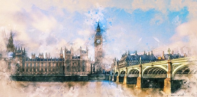 Free westminster big ben london illustration