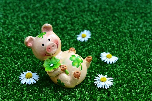 Lucky Pig, Figures, Cute, Luck