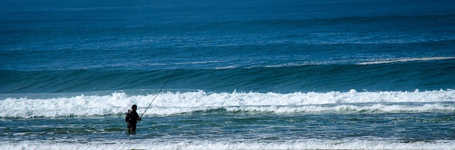 Atlantik, Angeln, Angler, Meer, Urlaub