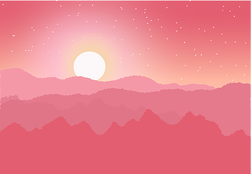 Vector, Peisaj, Natură, Illustrator, Cer