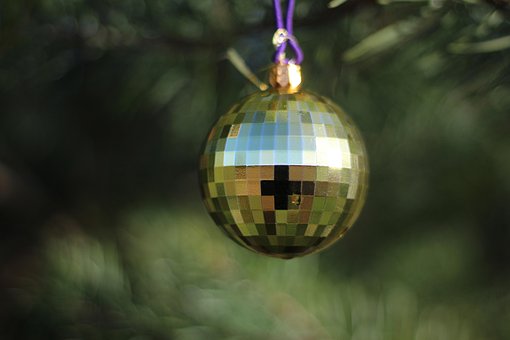 Flitter, Weihnachten, Dekoration, Advent