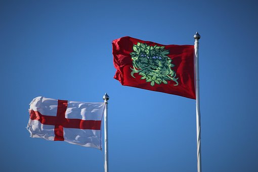 Flagge, Fahnenmast, England, St George