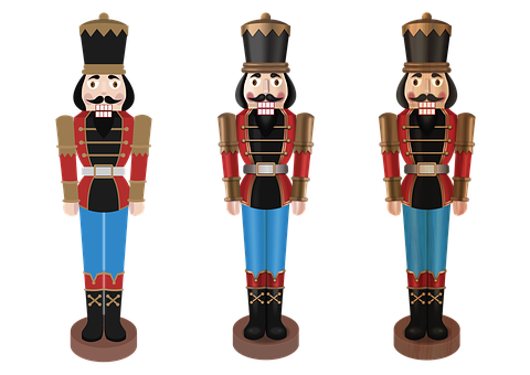 Free Nutcracker Christmas illustration and picture