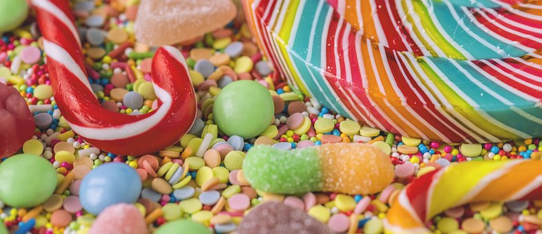 Background, Bonbon, Candy, Candy Cane