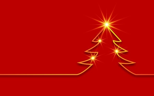 Free christmas christmas tree background illustration