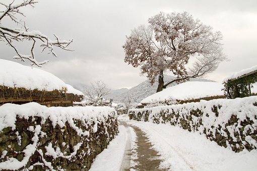 Nieve, Invierno, Paisajes De Invierno