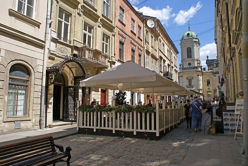 Straße, Gebäude, Stadt, Tourismus
