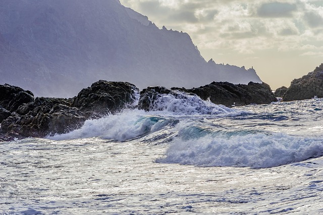 Free Mountains Ocean photo and picture