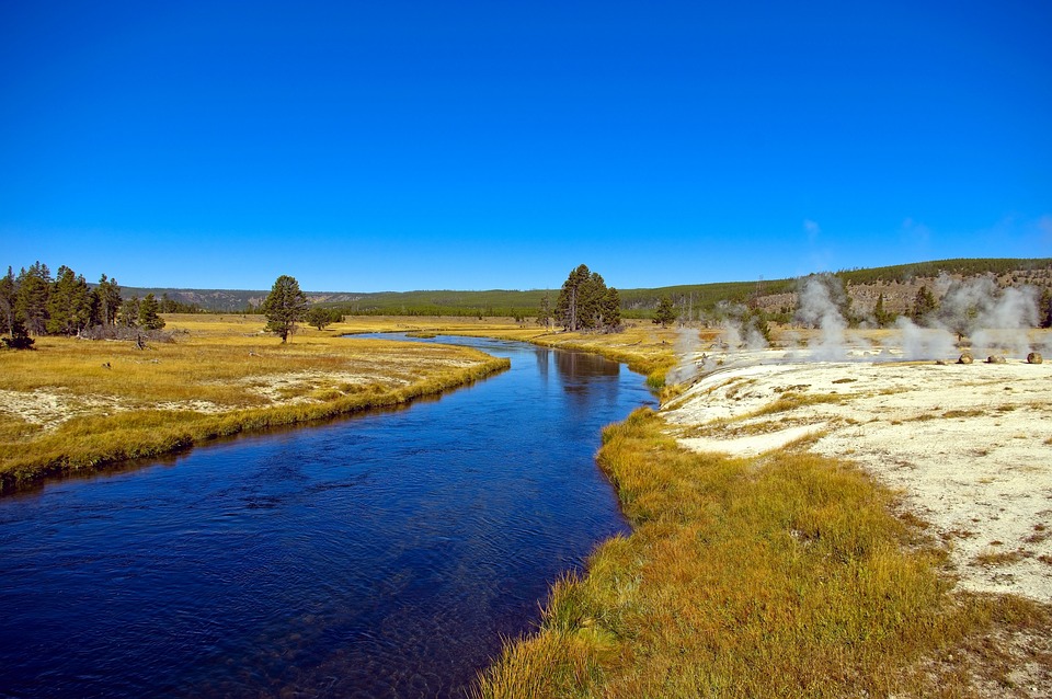 Firehole River And Hot Springs - Free photo on Pixabay - Pixabay