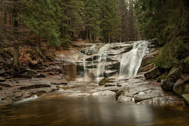 Free Waterfall Autumn photo and picture