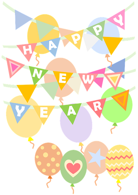 Free happy new year new year celebrate illustration