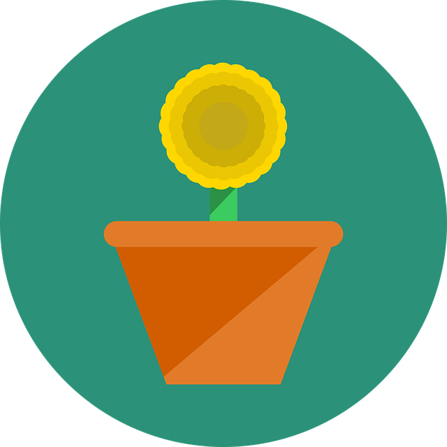 Sencillo, Flor, Primavera, Diseño, Icono