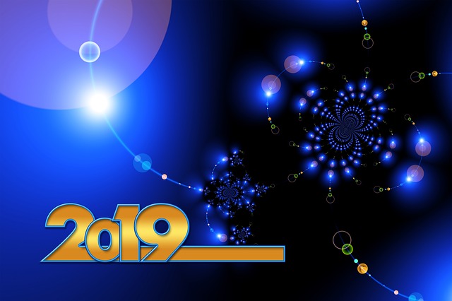 Free new year's day new year's eve light illustration