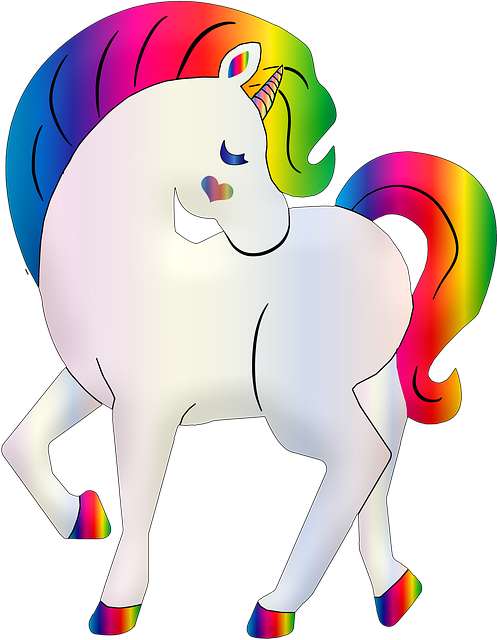 Licorne Arc En Ciel Coeur Image Gratuite Sur Pixabay