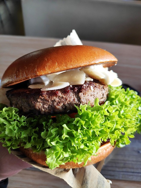 Free Burger Salad photo and picture