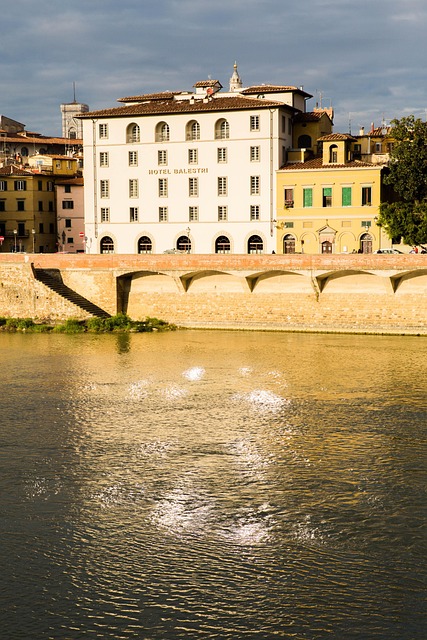 Florenz, Sonnenuntergang, Italien, Hof