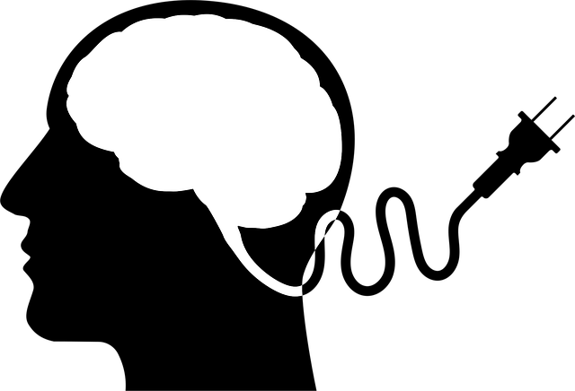 Free mental health brain head illustration
