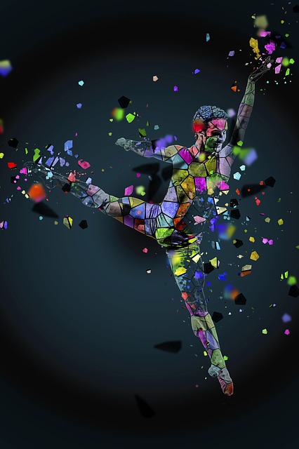 Free ballet man dancer illustration