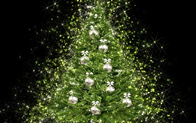 Free christmas tree christmas decoration illustration
