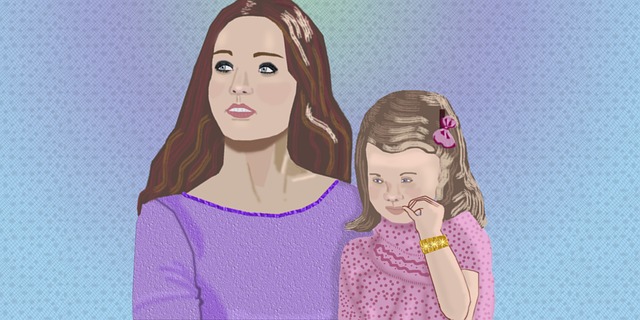 Free Pretty Female Toddler illustration and picture