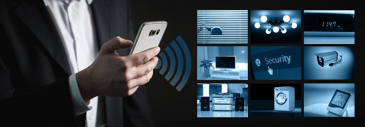 Security cameras installed on a modern home
