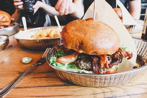 Hamburguesa, Gastrónomo, Comida