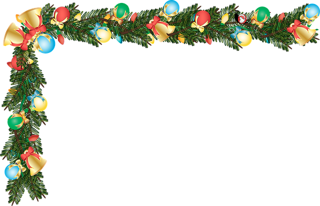 Free graphic christmas border border vector