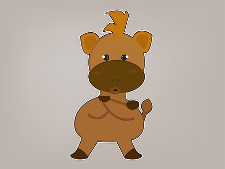 Desen Animat, Cal, Ponei, Inorog, Animal