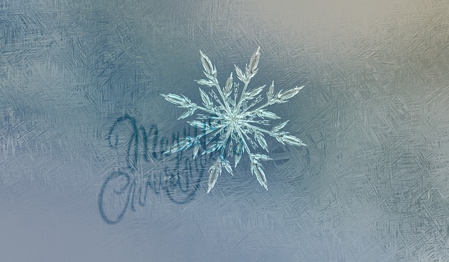 Weihnachten, Eiskristall, Schneeflocke