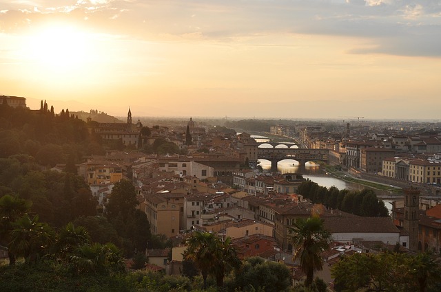 Florenz, Toskana, Italien, Fluss, Brücke