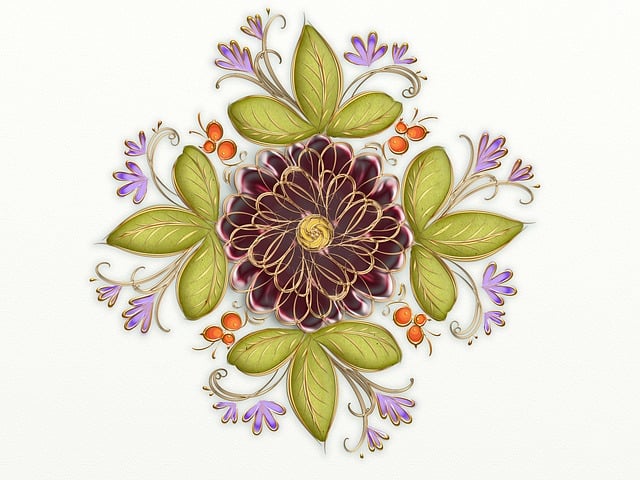 Blumen, Dekorative Blumen, Muster