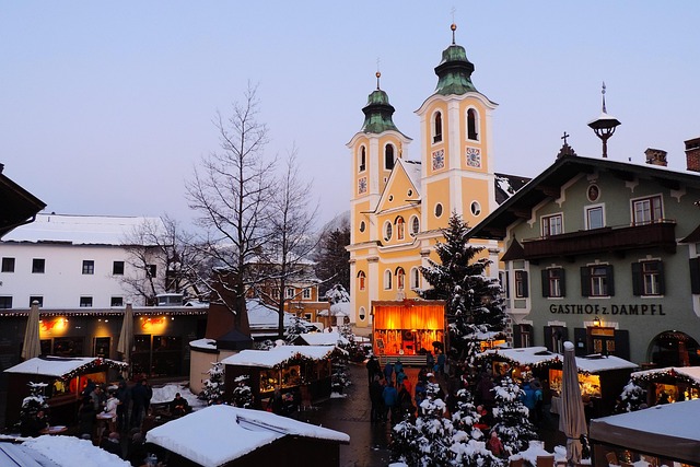 Sankt Johann, Tirol, Winter, Schnee