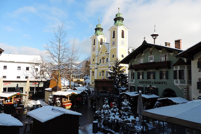 Sankt Johann, Tirol, Winter, Schnee