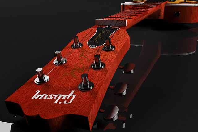 Free guitar gibson music illustration