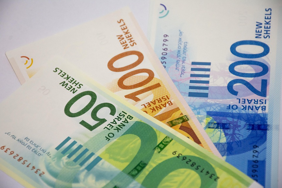 Israel, Nis, Shekel, Money, Background, Financial