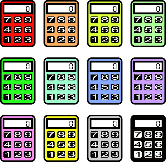 Free calculator figure accounting illustration