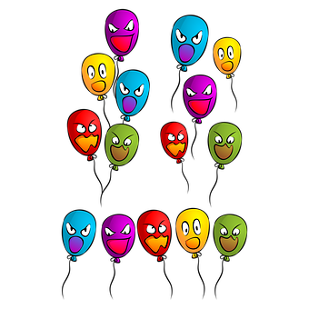 Free Balloons Terrible illustration and picture