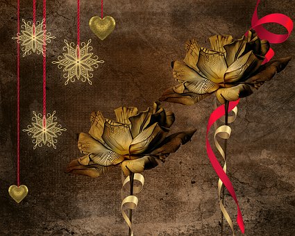 Natal, Saudações, Advento, Flores