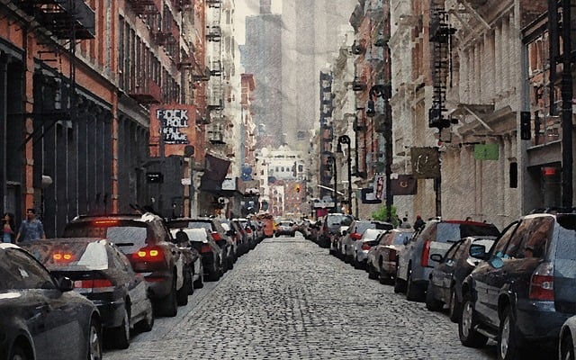 Free alley city new illustration