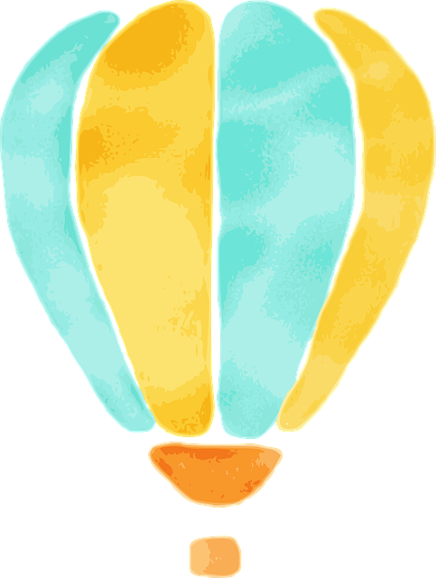 Ballon, Akvarel, Design, Farverig