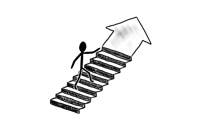 Free success stairs business illustration