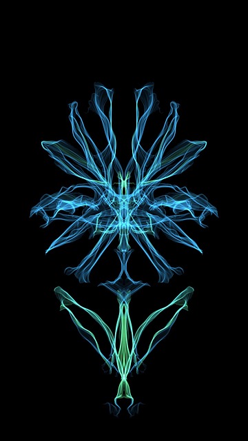 Free Flower Neon illustration and picture