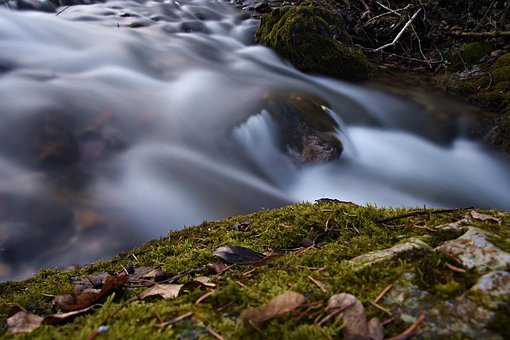 Langzeitbelichtung, Wasser