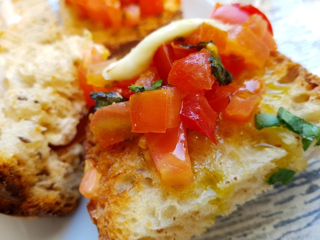 Free Tomatoes Bread photo and picture